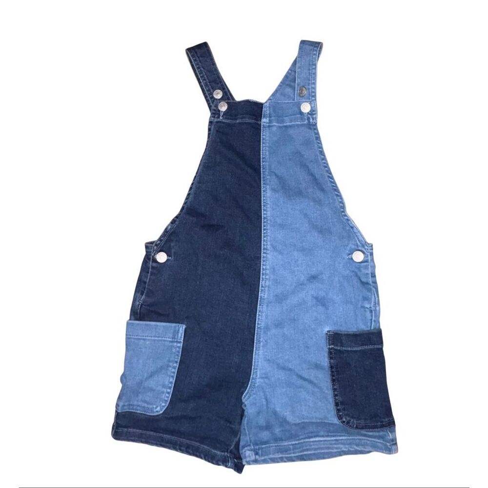 Epic Threads Colorblock Denim Shortalls